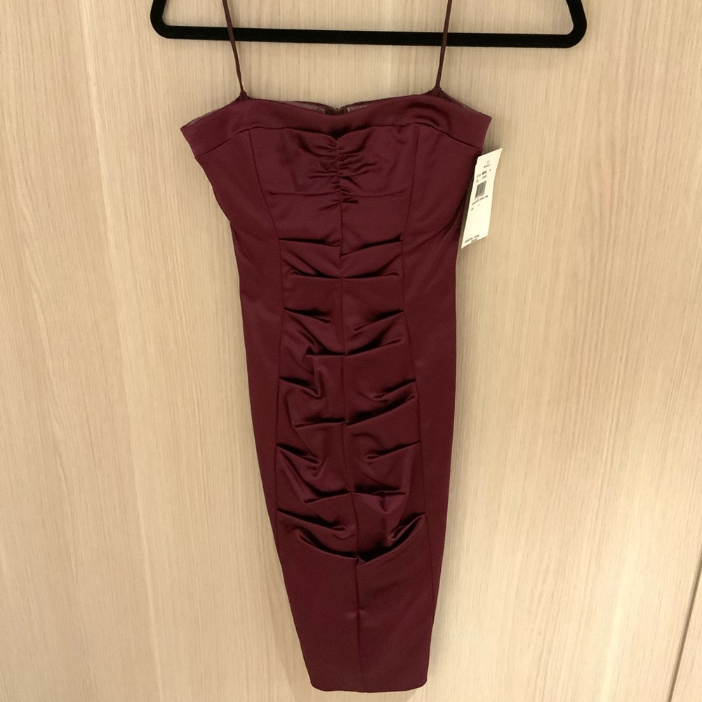 Nicole Miller strapless formal dress